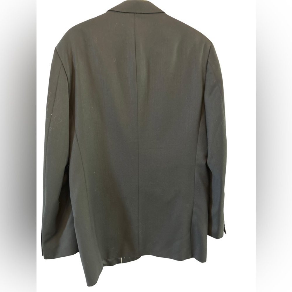 Pierre Cardin Men  Suit Blazer Three Button‎ black Size 40L - Picture 3 of 11